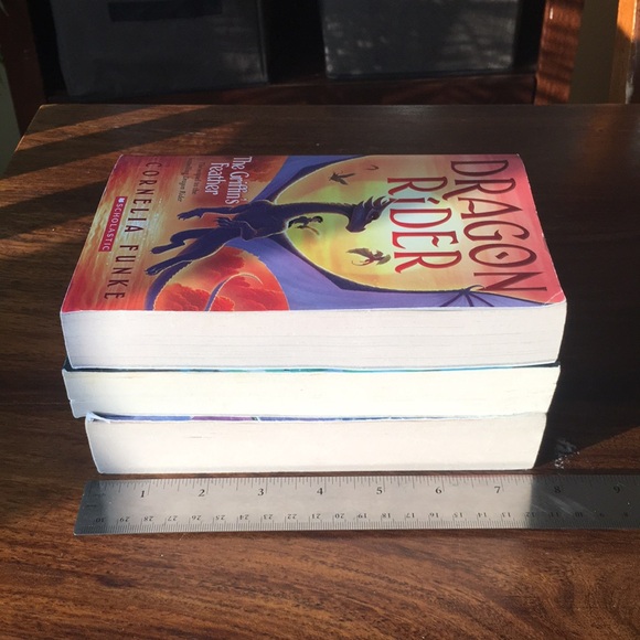 Cornelia Funke Paperback Books Dragon Rider (set of 3) Griffin Feather Aurelia - Picture 5 of 12
